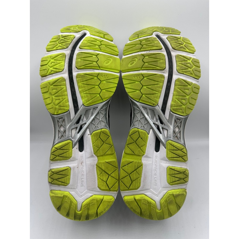 Asics Gel-Kayano 23 Mens Running Shoes Black Safety Yellow T6A1N Size 9 - Picture 8 of 10